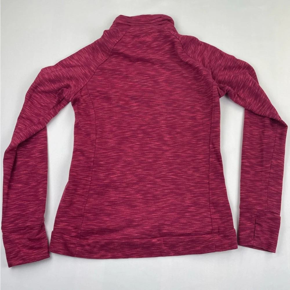 Avalanche Sweatshirt Womens Small Pink Two Tone 1/4 Button Pullover Jacket - Picture 6 of 9